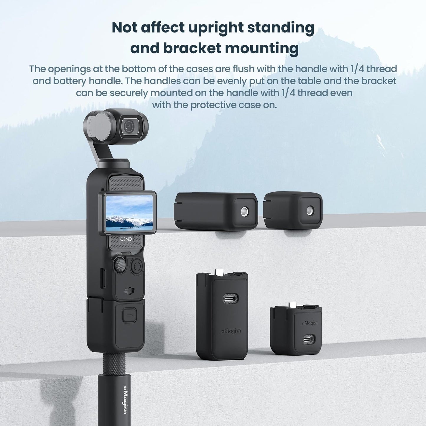5-in-1 Silicone Case for Dji Pocket 3 Camera Accessories - 5 In 1 Blue