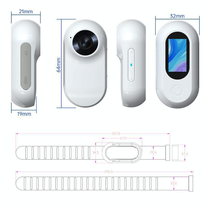 Portable Hd Magnetic Thumb Camera For Outdoor Cycling - Standard - Standard+Pet Silicone Collar