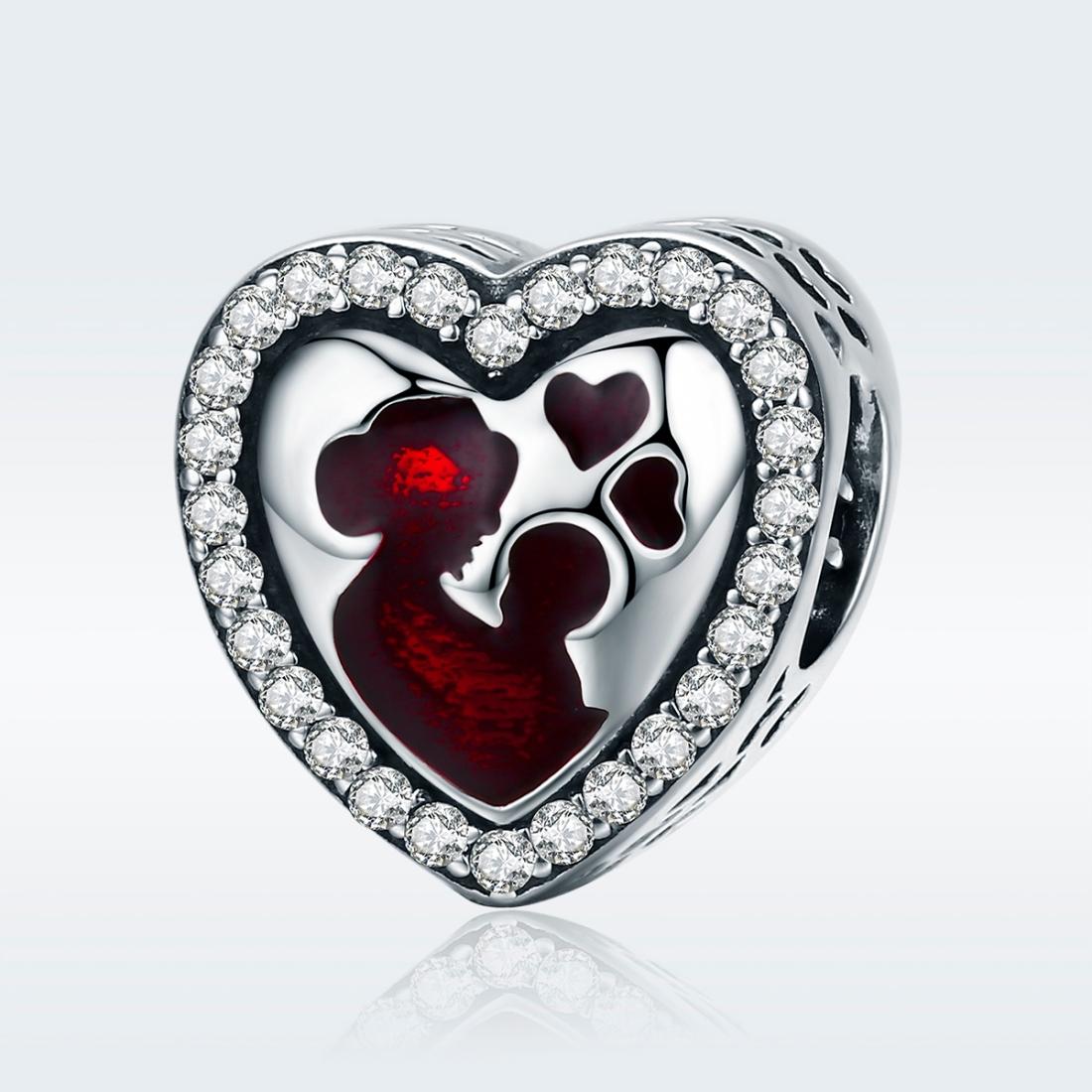 925 Sterling Silver Mother'S Love Bead Bracelet Accessory
