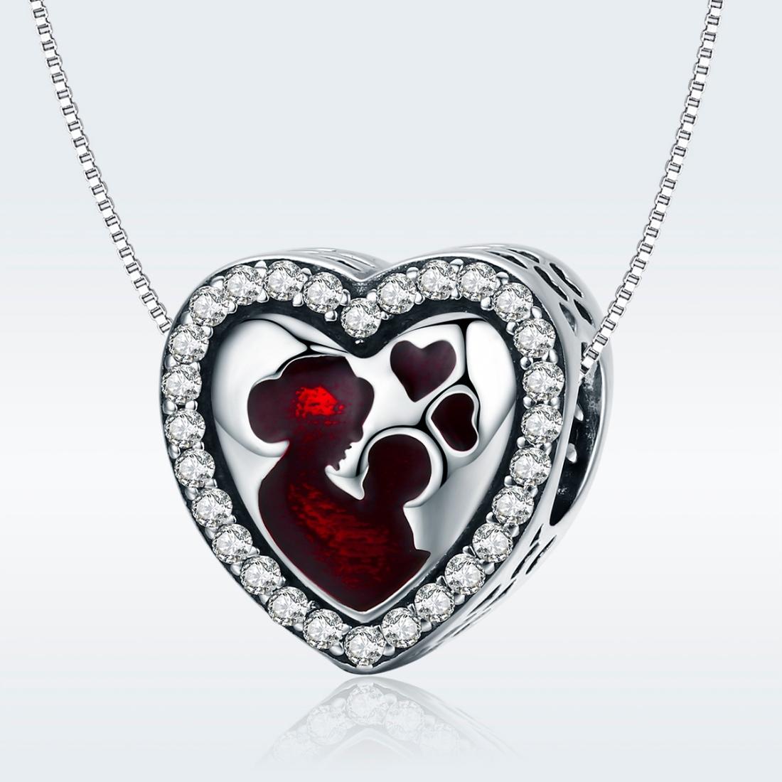 925 Sterling Silver Mother'S Love Bead Bracelet Accessory