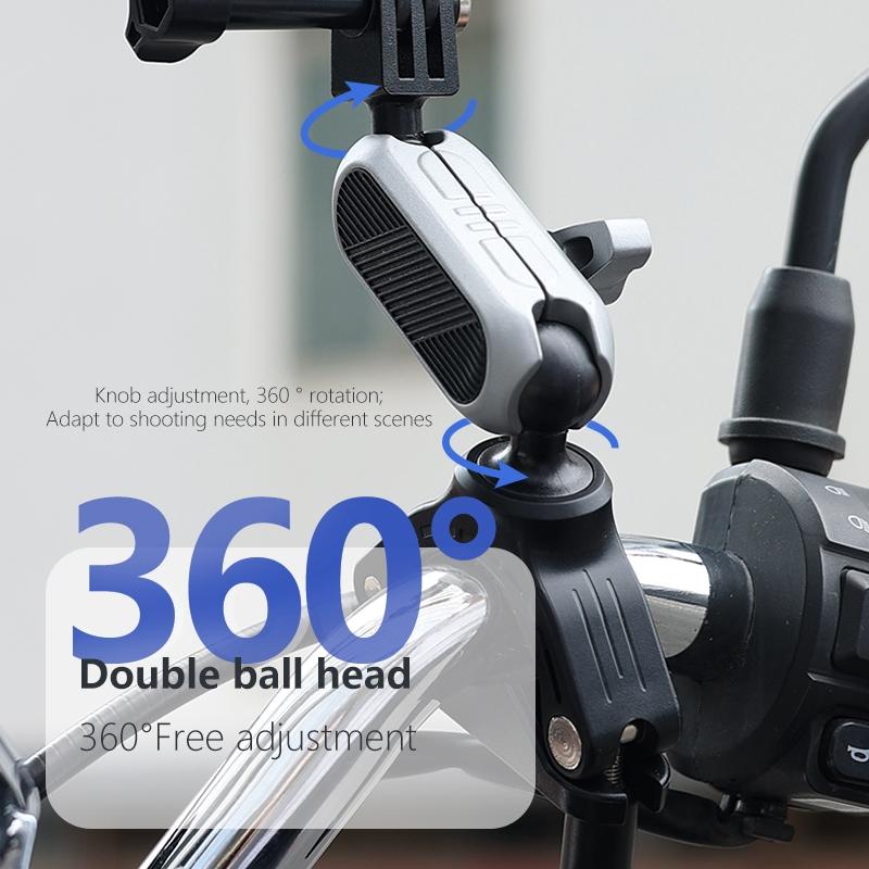 Universal Phone Mount for Handlebars with Clamp and Screw