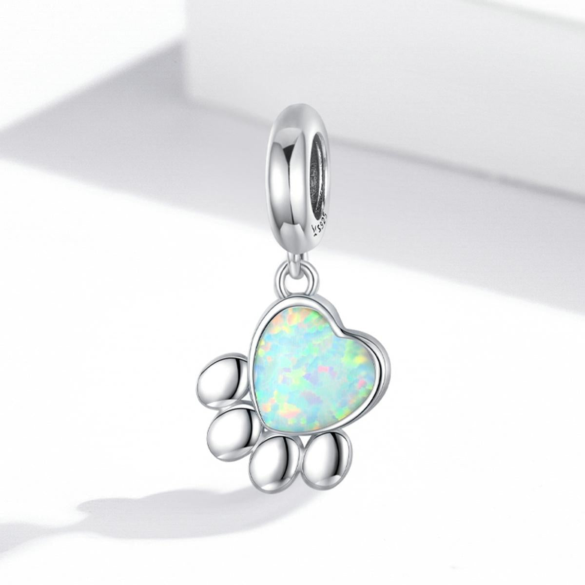 925 Sterling Silver Opal Bead Bracelet & Necklace Set