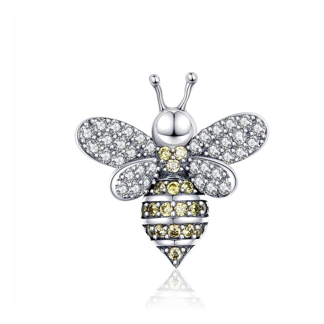 925 Sterling Silver Bee Bracelet Diy Beaded Accessory