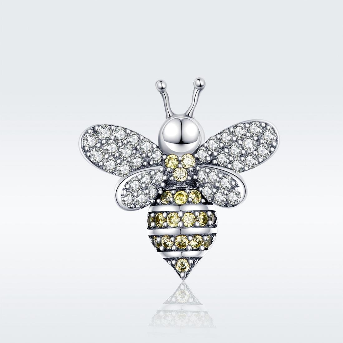 925 Sterling Silver Bee Bracelet Diy Beaded Accessory