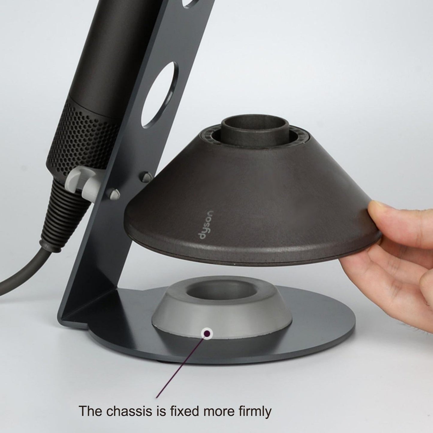 Free Standing Hair Dryer Stand Fits Dyson 003 Black