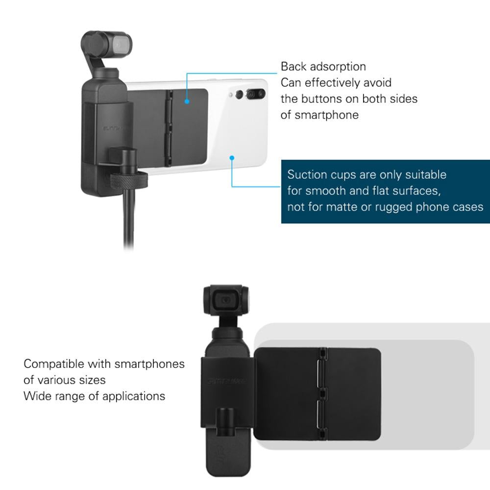 Folding Tripod For Dji Pocket With Sucker Holder