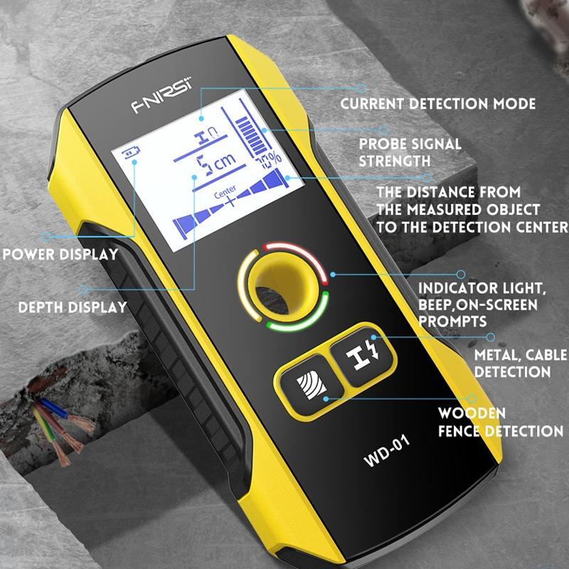 Multifunctional Wall Wire Detector - Load-Bearing Dark Line Scanner