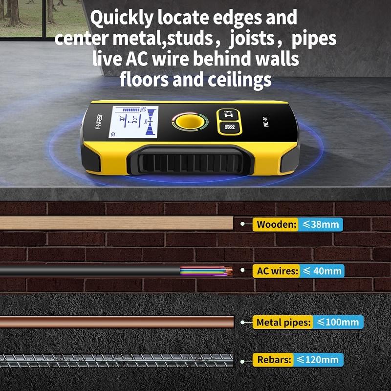 Multifunctional Wall Wire Detector - Load-Bearing Dark Line Scanner