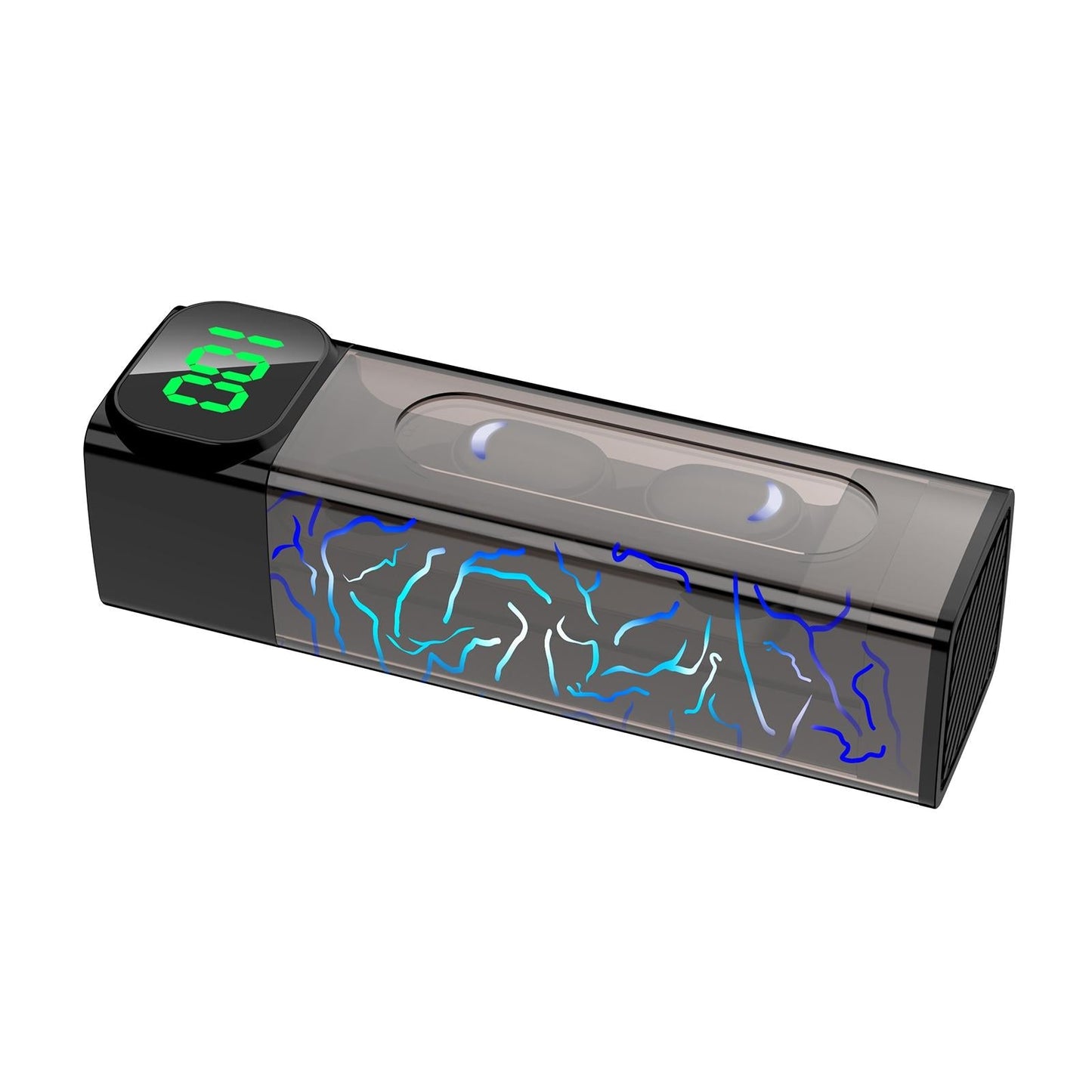 Intelligent Bluetooth Earphones with Digital Display - Colourful