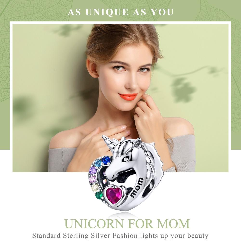 925 Sterling Silver Diy Unicorn Bracelet With Beads