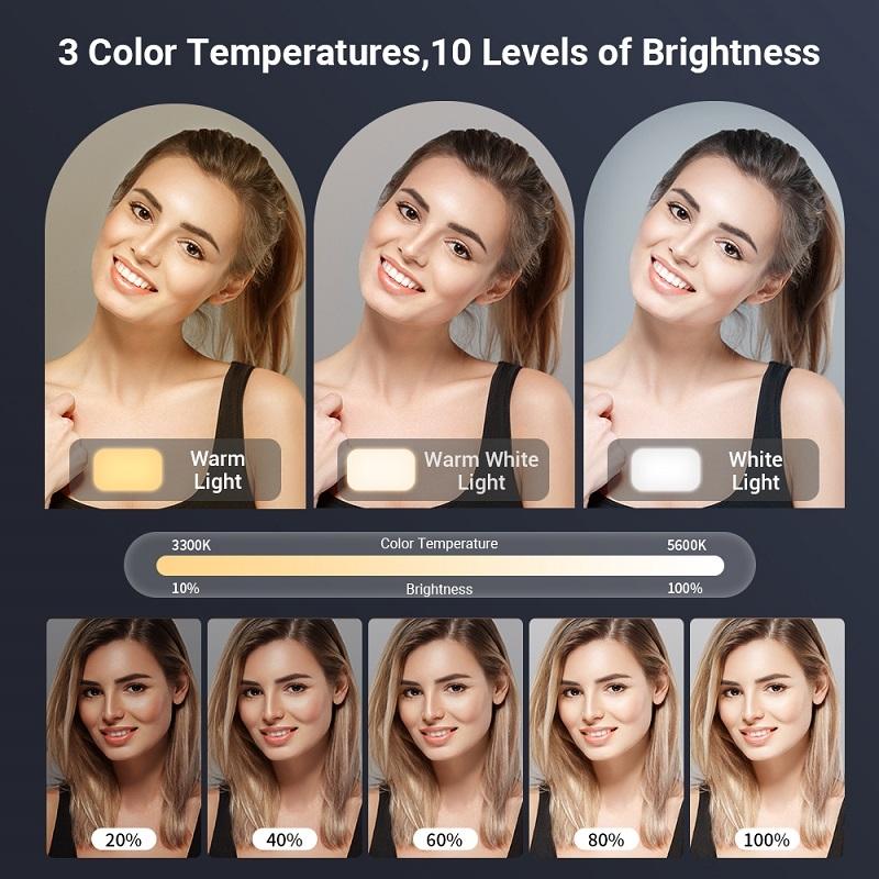 Live Portrait Soft Light Dual Bracket with Four-colour Fill