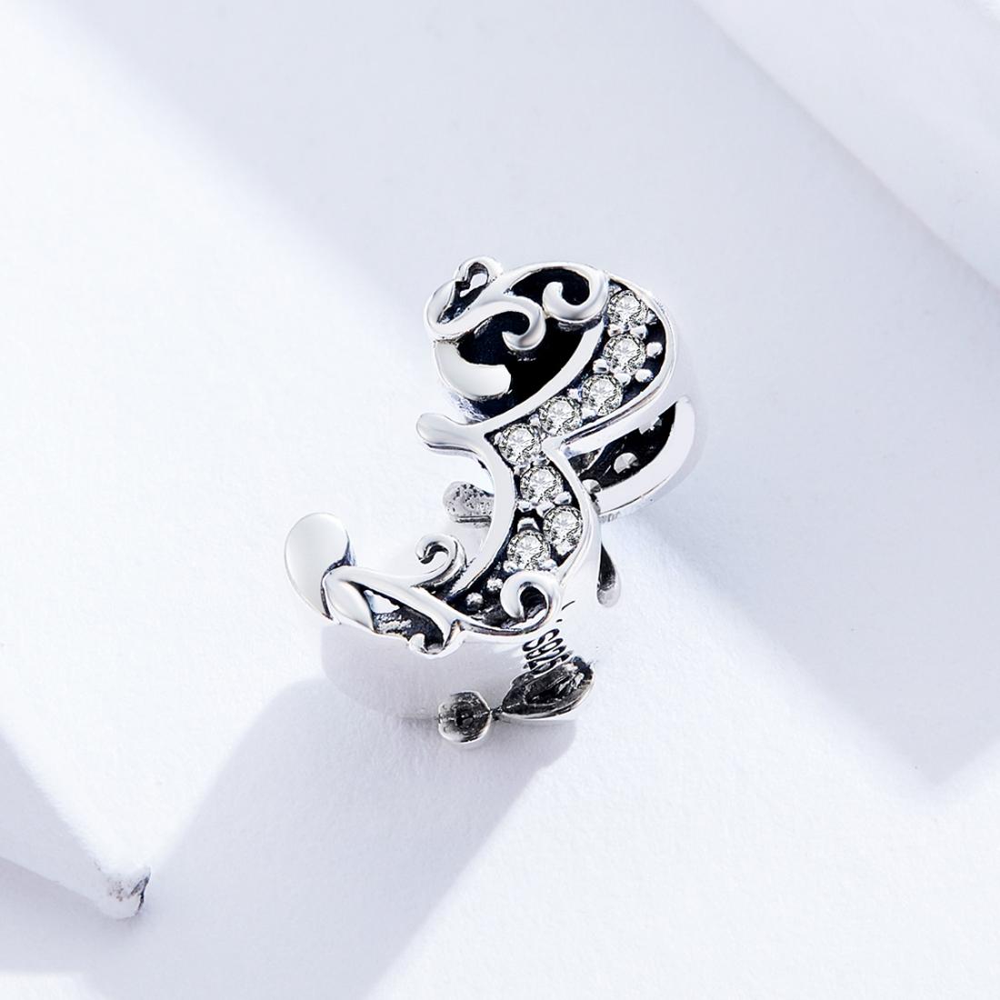 925 Sterling Silver Relief Number Series 0 9 Beads For Diy Bracelets And Necklaces Style - 3