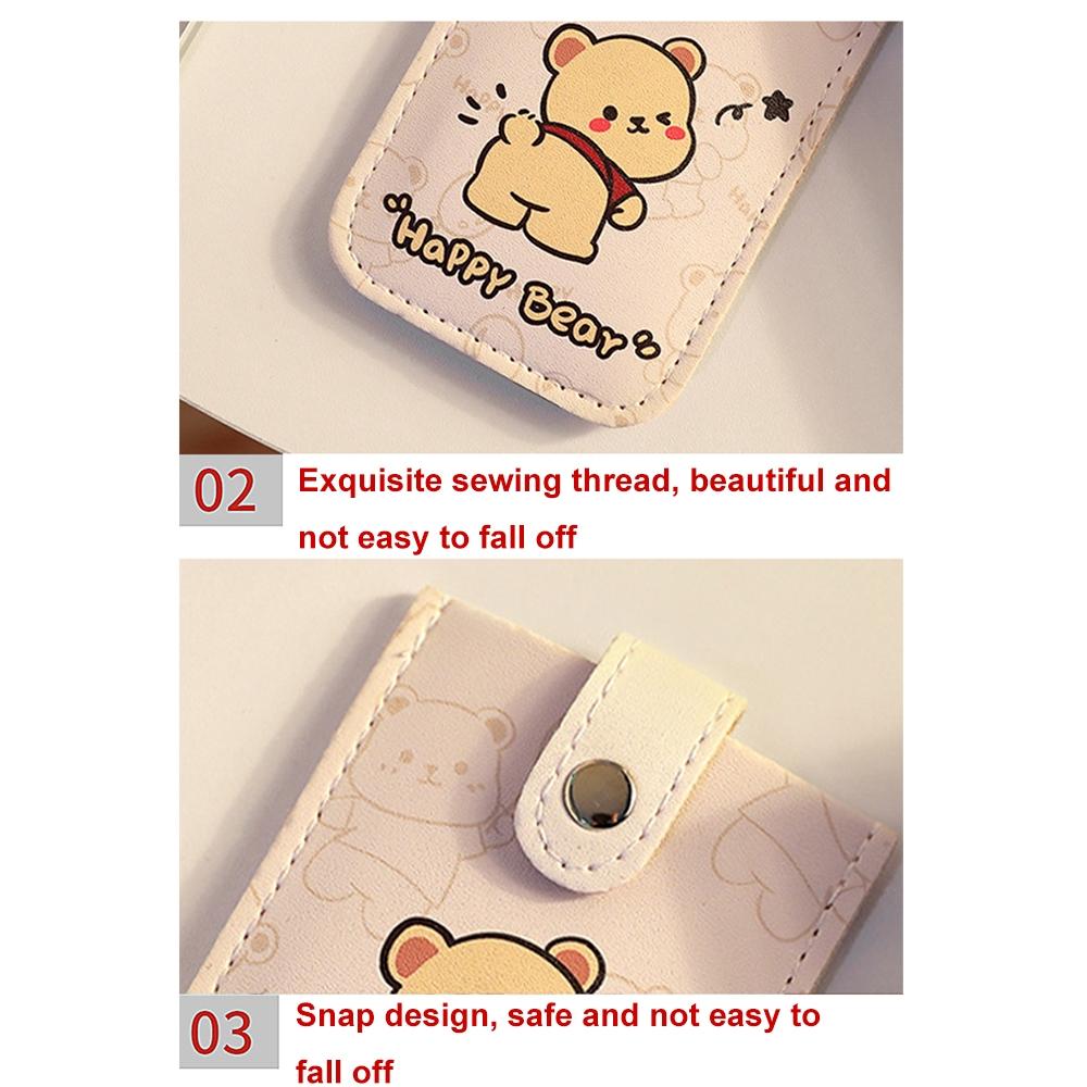 Large Capacity Pull Out Card Holder Pink - Colored