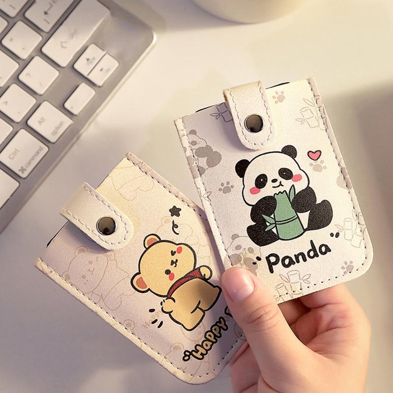 Large Capacity Pull Out Card Holder Pink - Colored