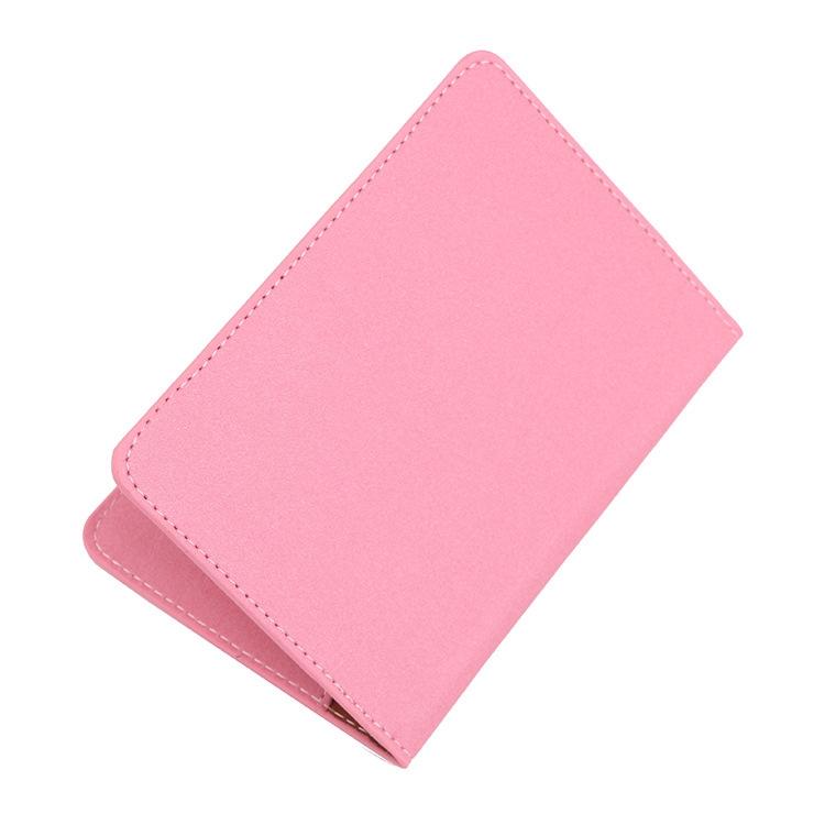 Frosted Pu Multi Card Passport Holder Travel Abroad Sky Blue