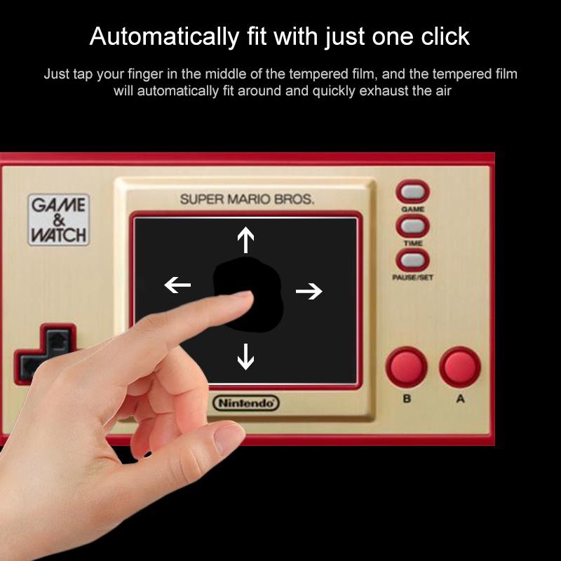 10-pack Tempered Glass Film for Nintendo Game Watch