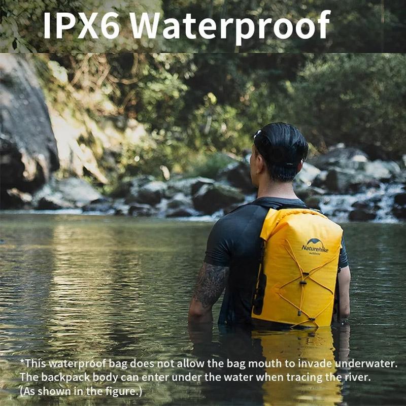 Waterproof Bag For Outdoor Water Activities 20L Khaki - 30L Yellow