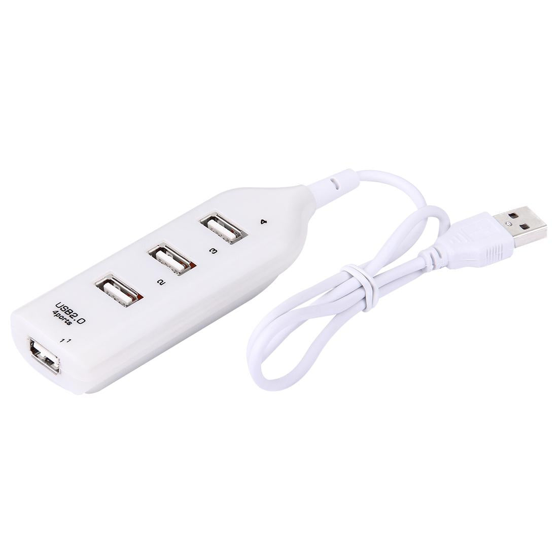 4-Port Usb 2.0 Hub 30Cm Cable Length - Black