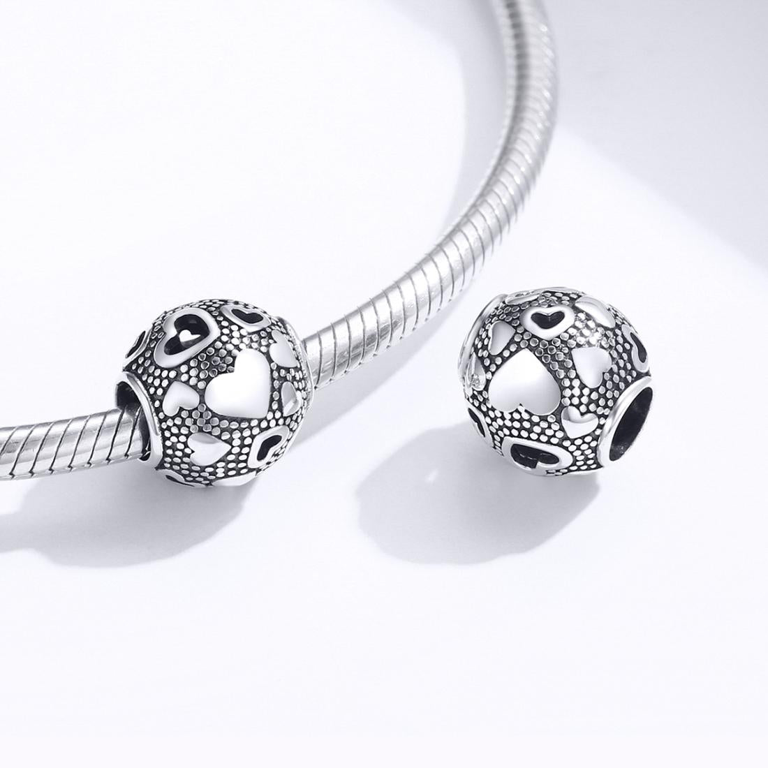 925 Sterling Silver Chic Beaded Bracelet Diy