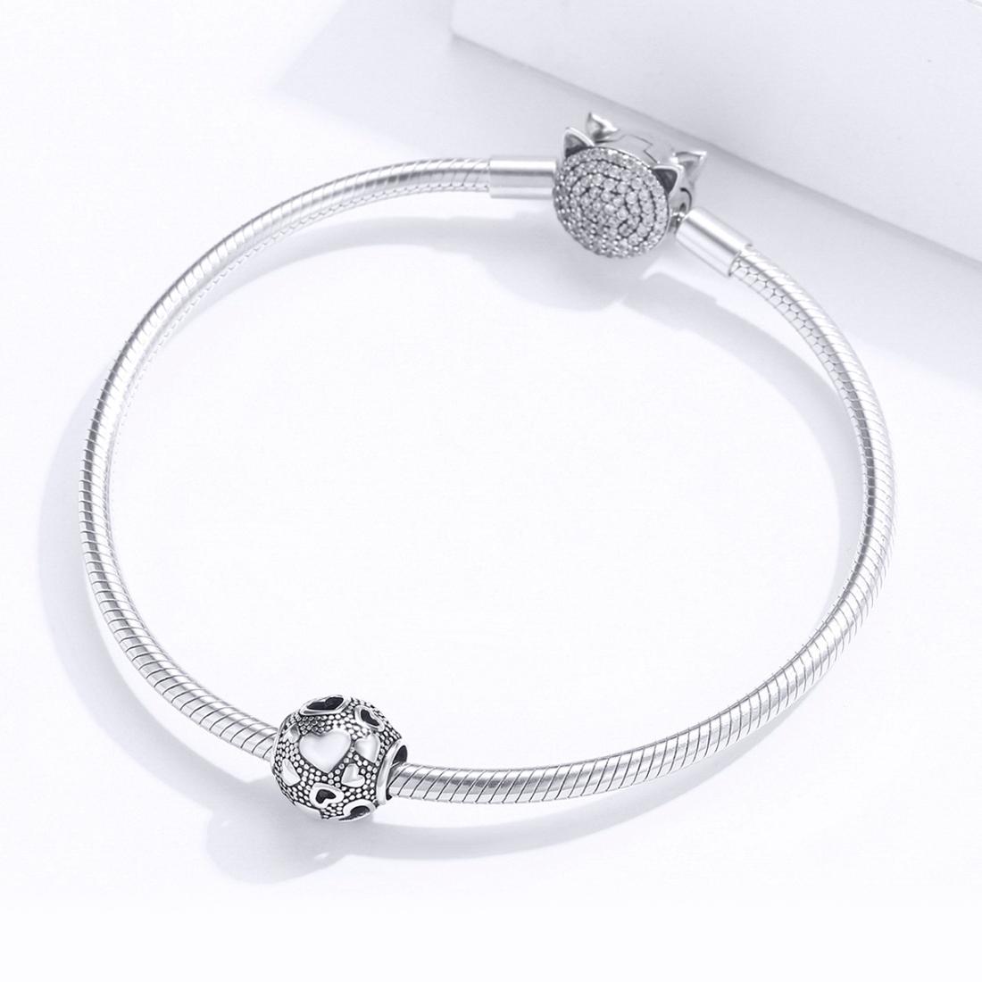 925 Sterling Silver Chic Beaded Bracelet Diy