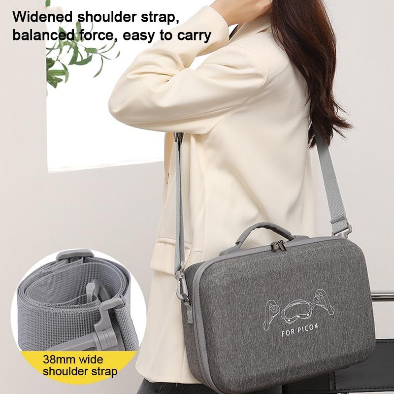 Compact Vr Storage Bag for Pico 4 - Hard Shell
