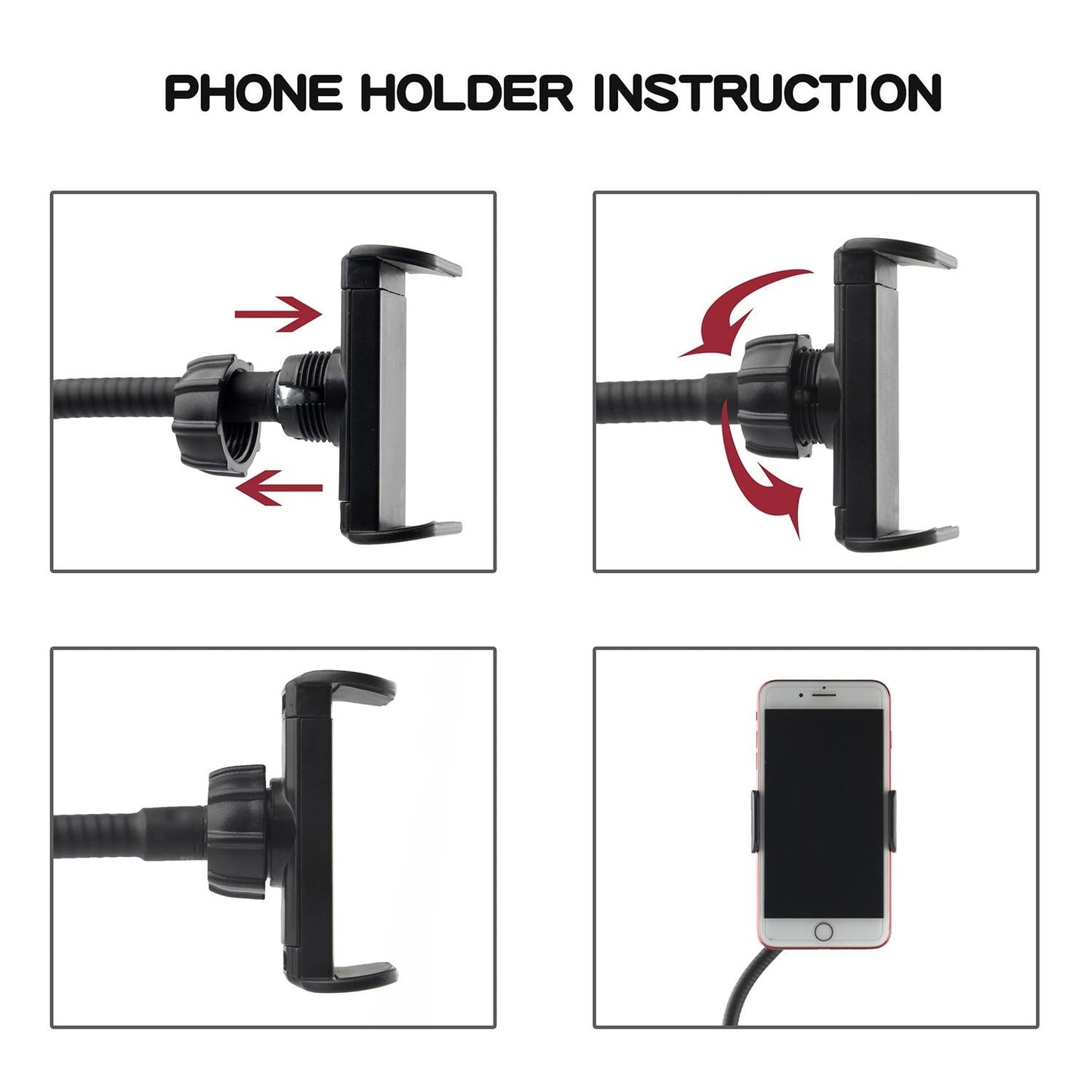Adjustable 3.5 Live Broadcast Led Fill Light With Phone Clamp