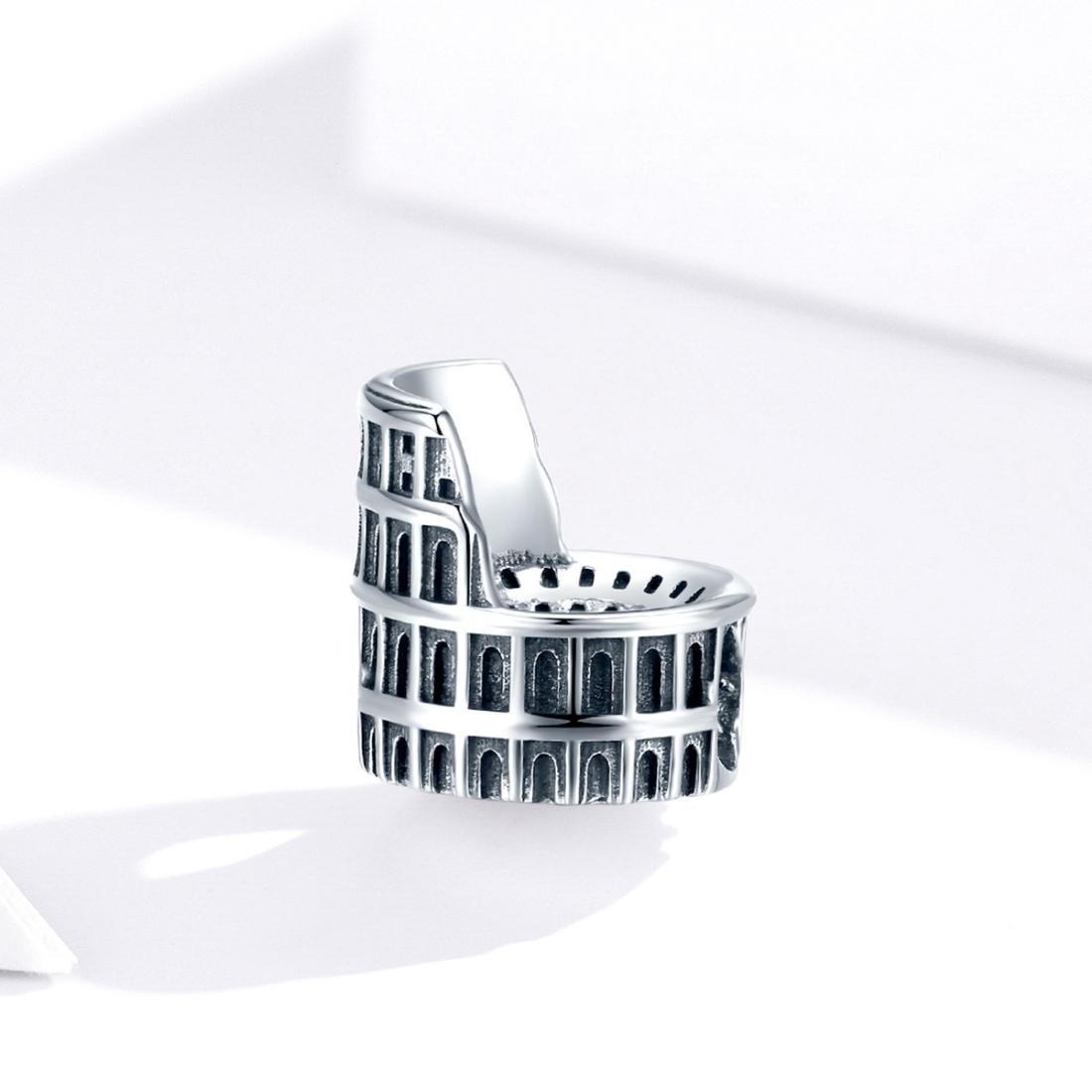 925 Sterling Silver Colosseum Beads For Diy Bracelets & Necklaces