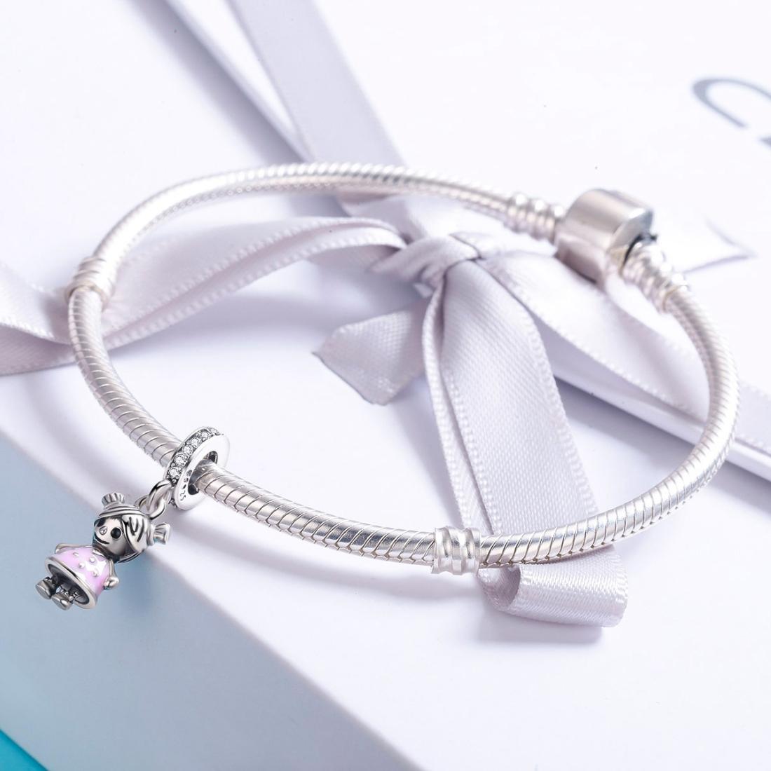 925 Sterling Silver Bead Bracelet / Necklace Accessory