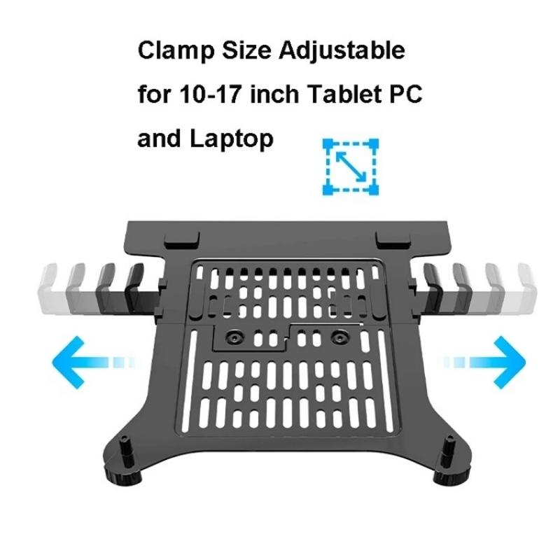 Full Motion Gas Spring Arm For 10-17 Inch Desktop / Laptop