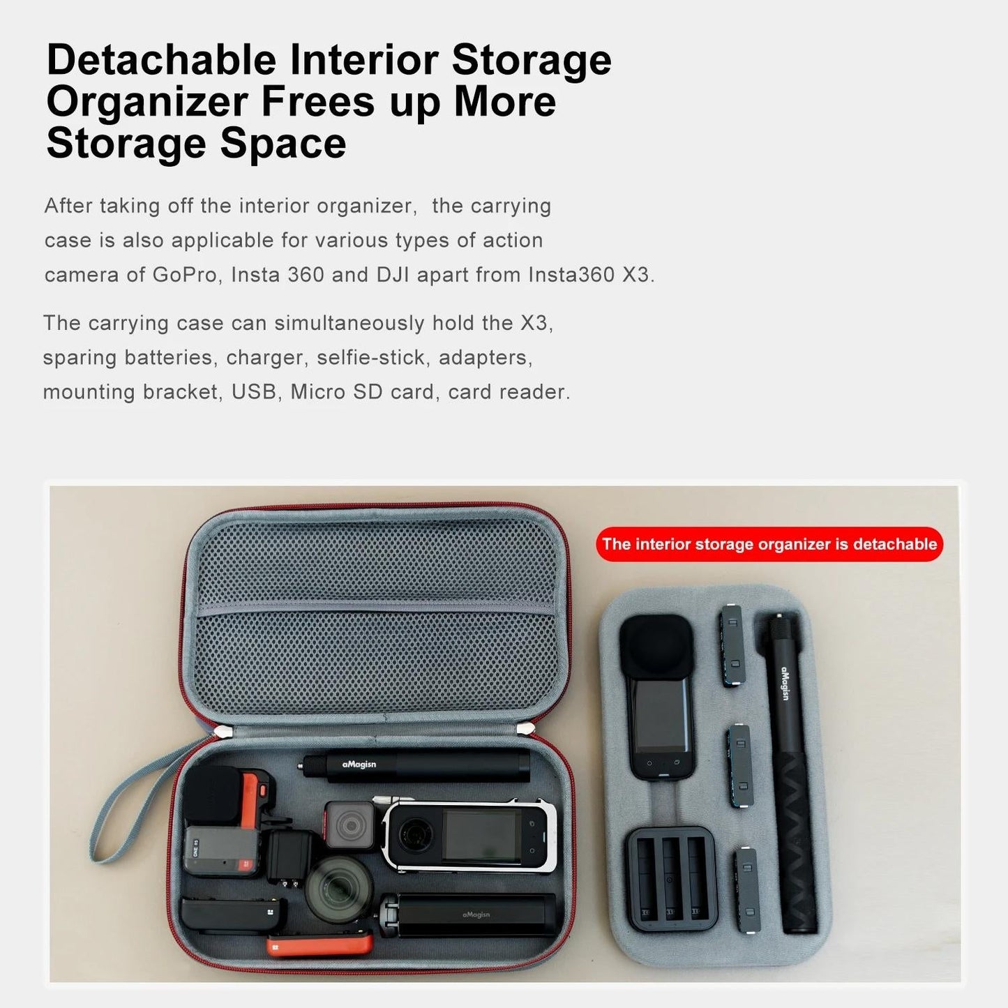 Insta360 X3 Protection Pack for Medium Storage - Amagisn