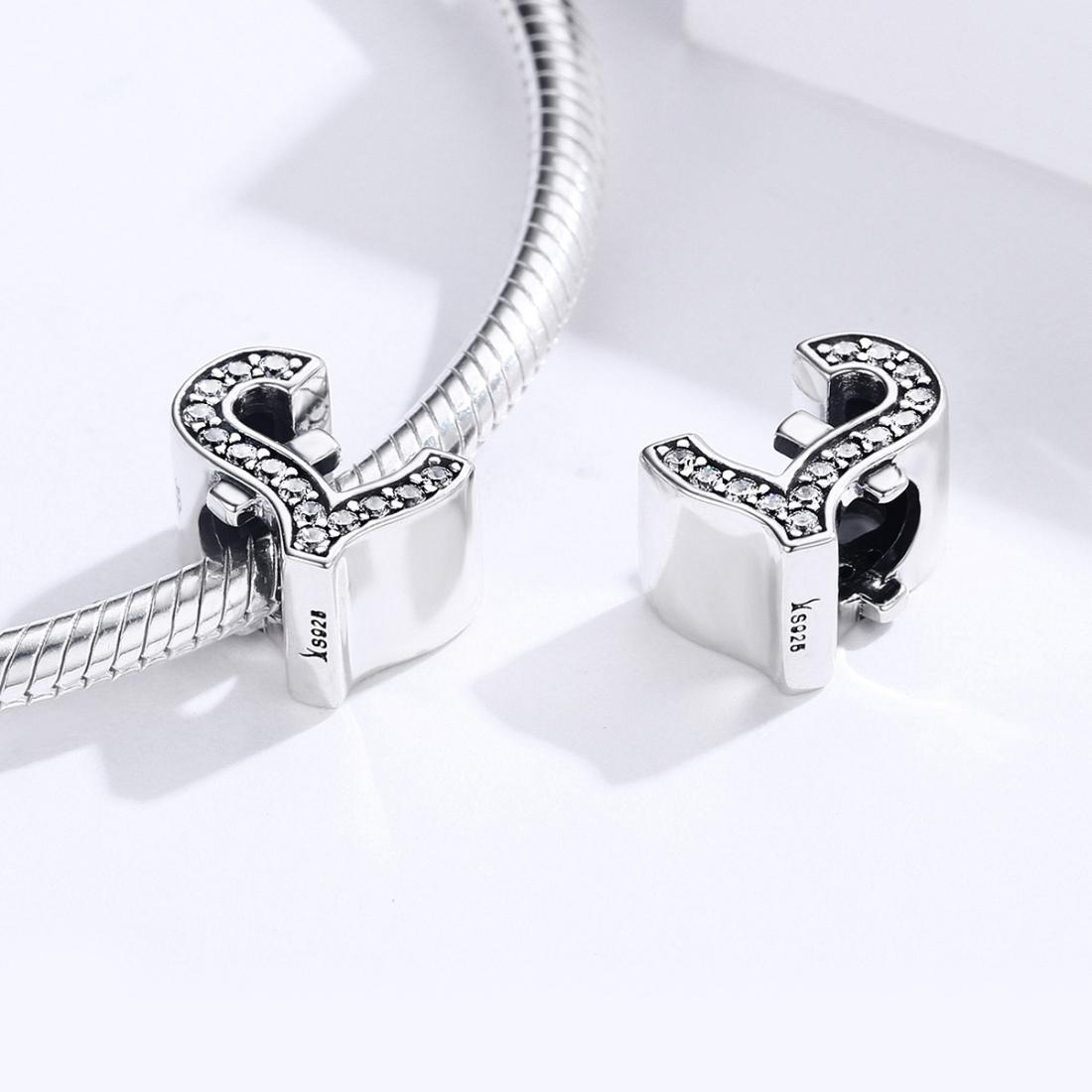925 Sterling Silver Currency Symbol Pendant For Diy Bracelets And Necklaces