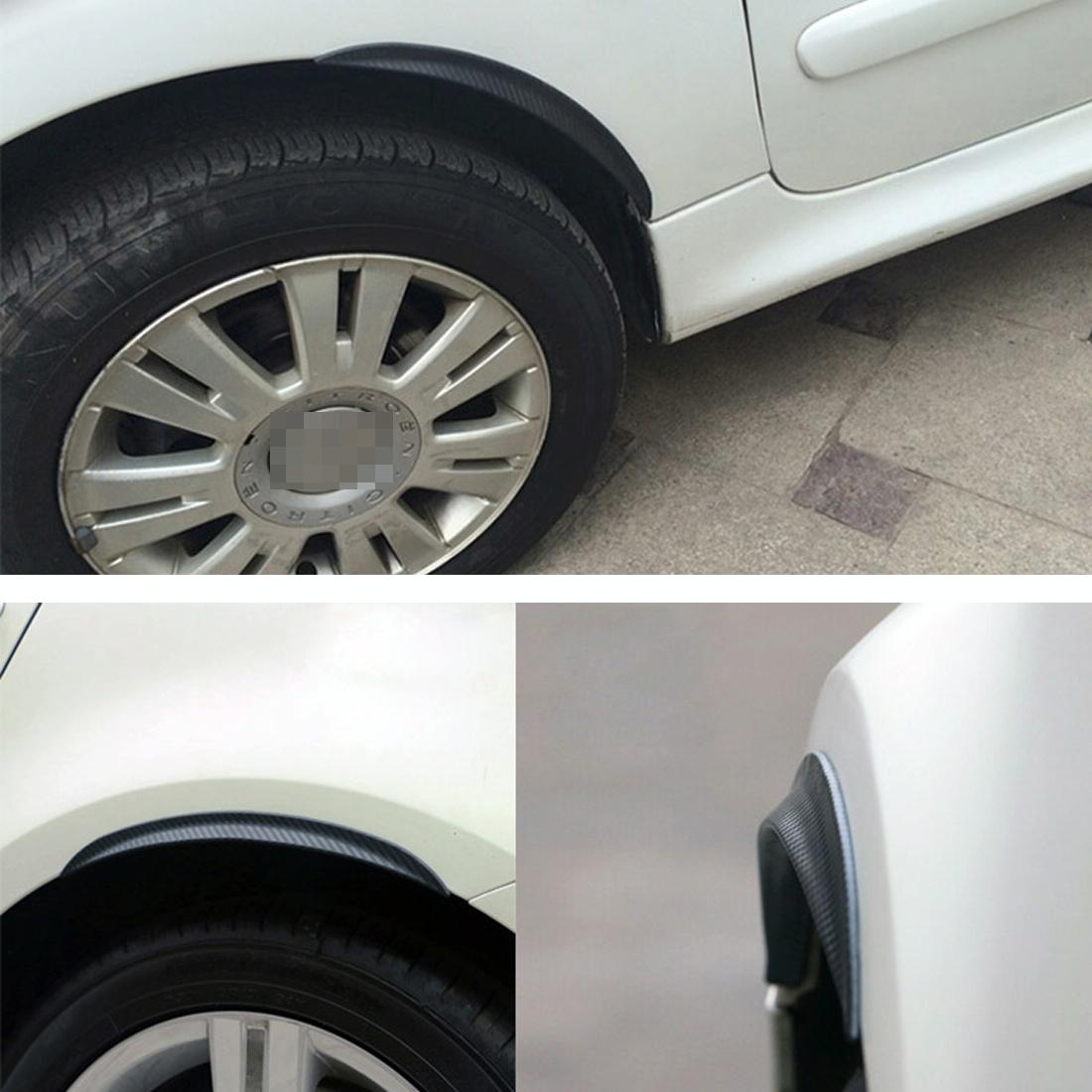 2 Pcs Car Auto Rubber Fender Guard Protection Strip Scratch Protector Sticker