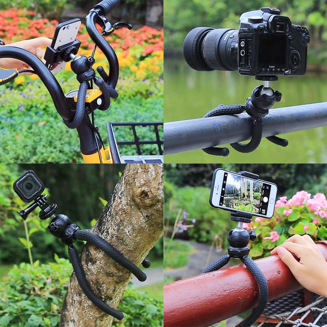 Flexible Mini Octopus Tripod with Ball Head for Slr Cameras
