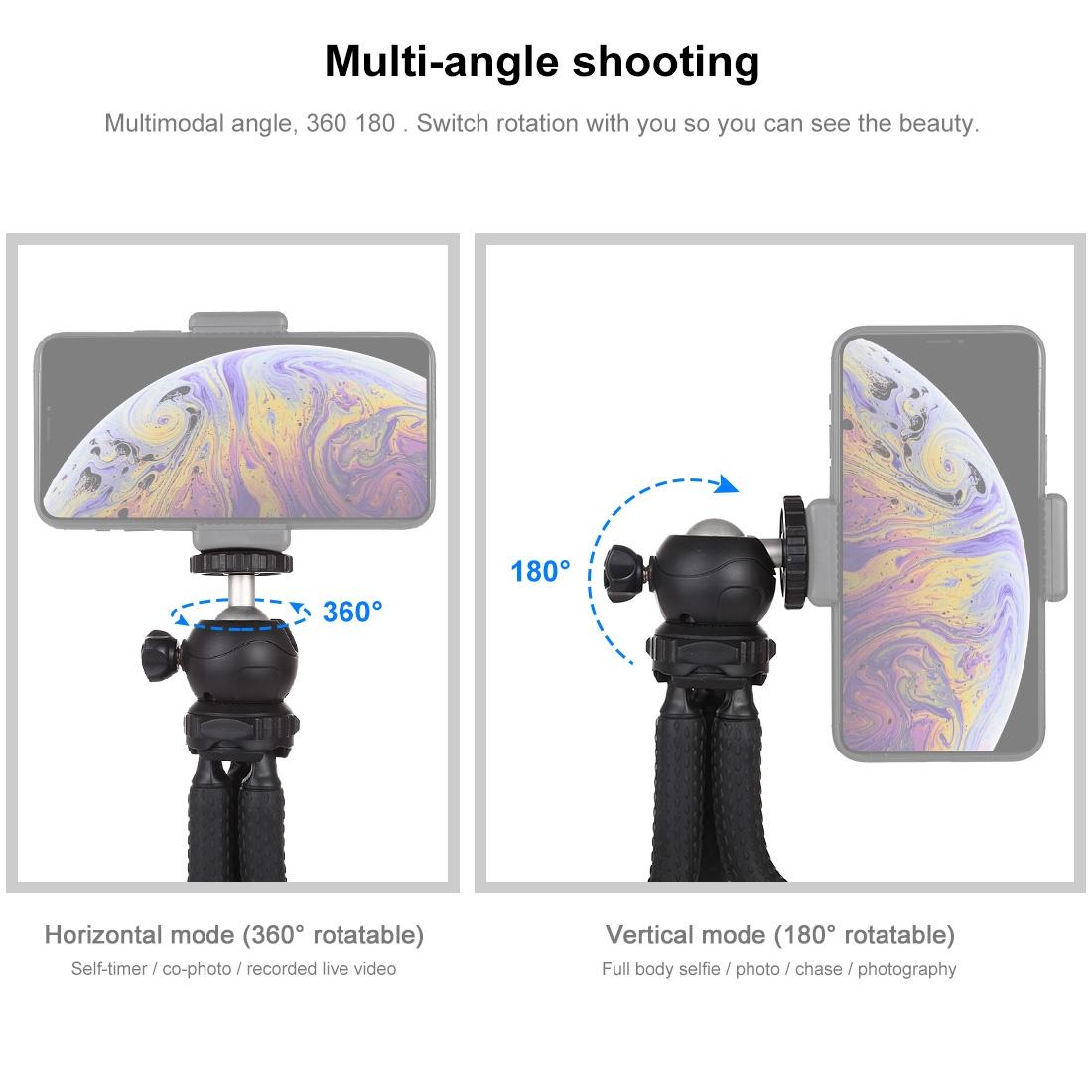 Flexible Mini Octopus Tripod with Ball Head for Slr Cameras