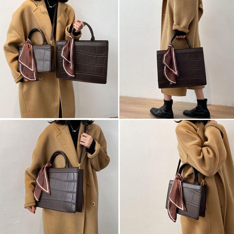Black Crossbody Bag For Women Versatile & Large - Khaki Small