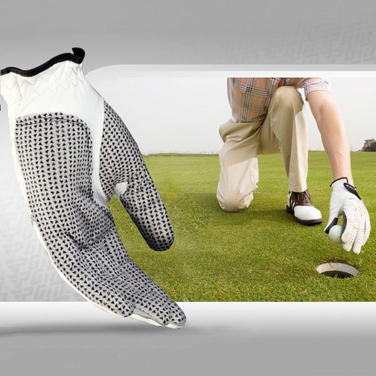 Sheepskin Anti-Slip Golf Gloves - Left Hand Size 27#