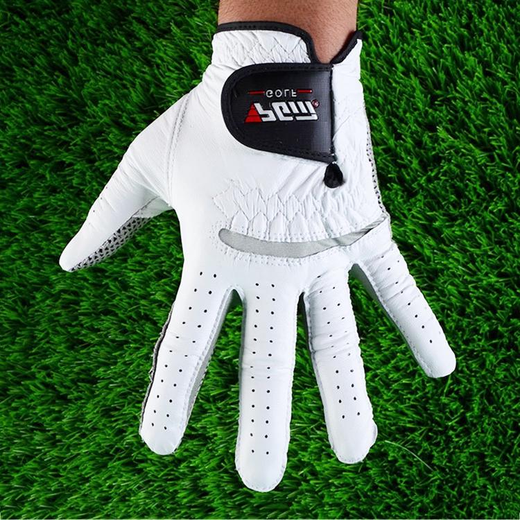 Sheepskin Anti-Slip Golf Gloves - Left Hand Size 27#