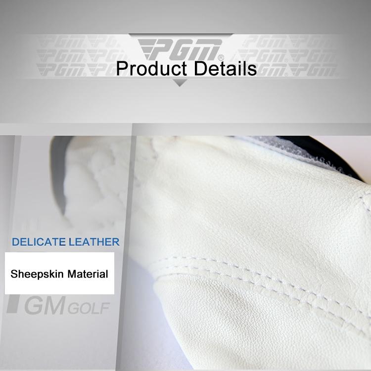 Sheepskin Anti-Slip Golf Gloves - Left Hand Size 27#