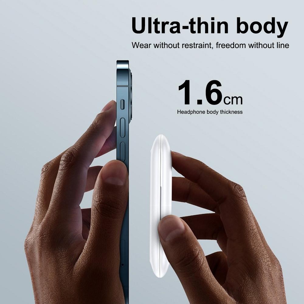 Waterproof Bluetooth 5.0 Earphones with Charging Box - White Deer Series