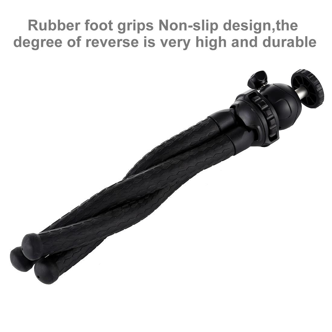 Flexible Mini Octopus Tripod with Ball Head for Slr Cameras Gopro and Cellphones - 30cmx5cm