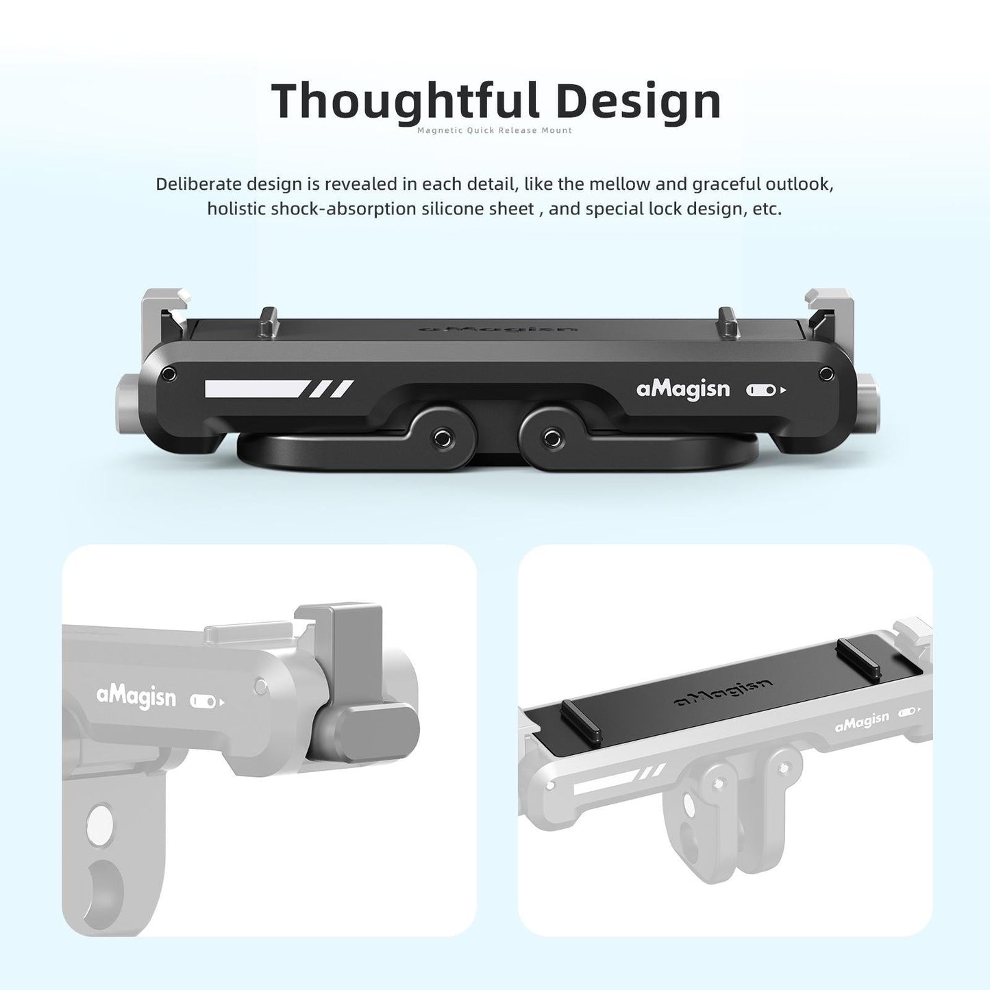 Insta360 Go 3 Magnetic Fast Disassembly Seat Bracket for Sports Camera