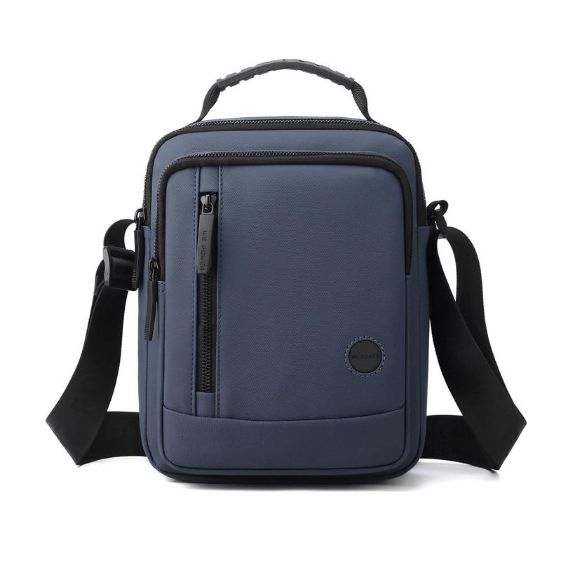 Men's Army Green Shoulder Messenger Bag Large - Large Blue