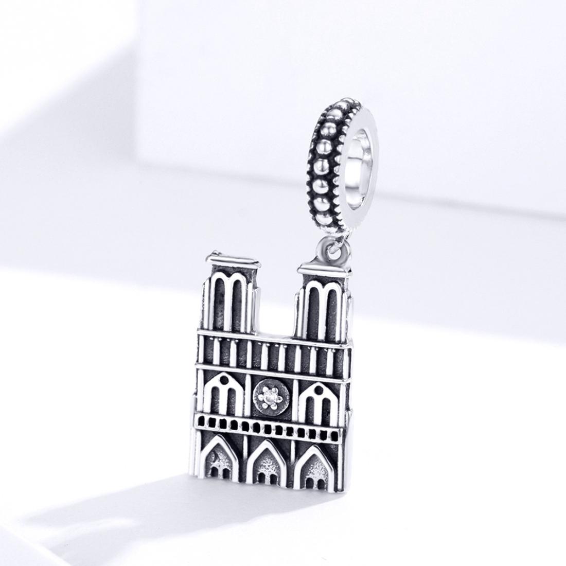 925 Sterling Silver Parisian Charm Bracelet & Necklace Set