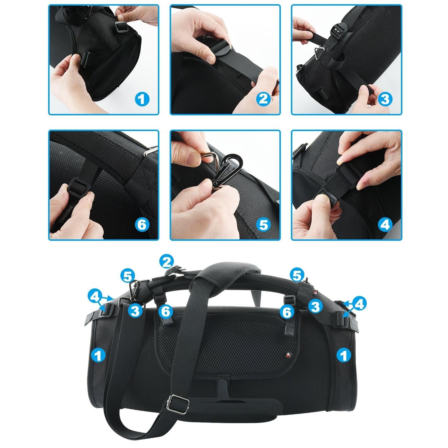 Single Shoulder Strap Case & Phone Bag Set For Jbl Boombox - Bluetooth Speaker