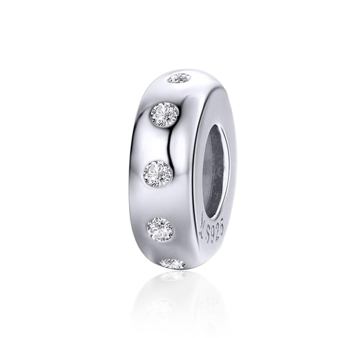 925 Sterling Silver Zircon Beaded Bracelet Accessories