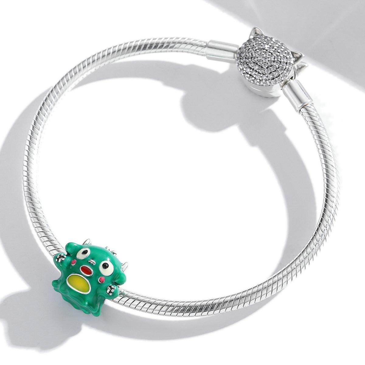 925 Sterling Silver Monster Beads For Diy Bracelets & Necklaces