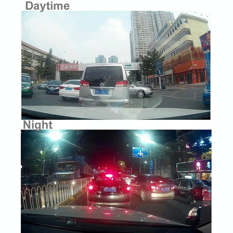 1080p Dual Recording Car Dvr with Parking Monitoring and Loop Recording - 4 Inch 2.5d Hd