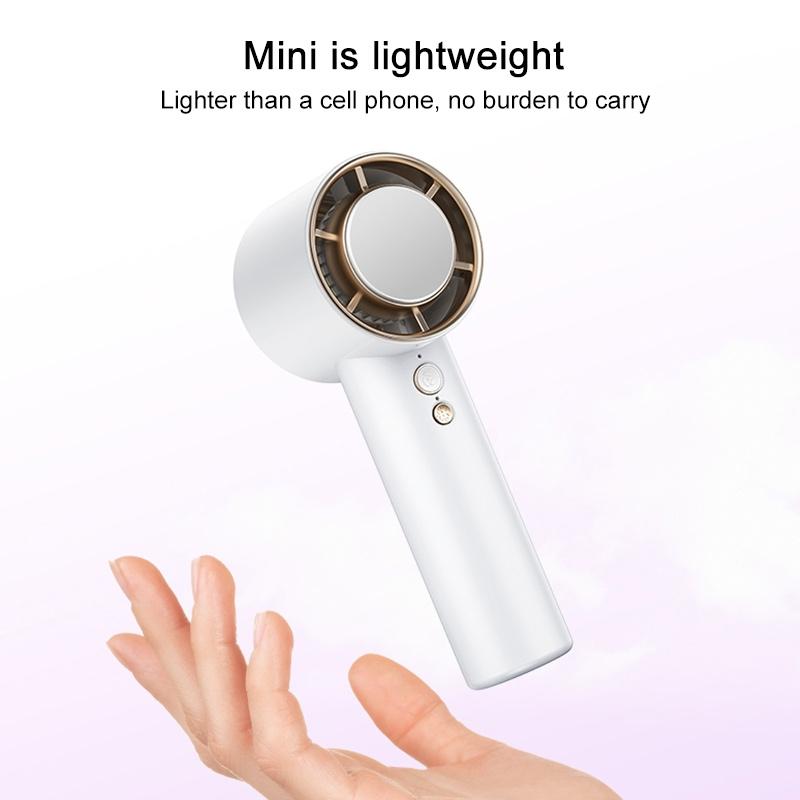 Ultra Freeze Ice Pack Handheld Fan High Speed Portable