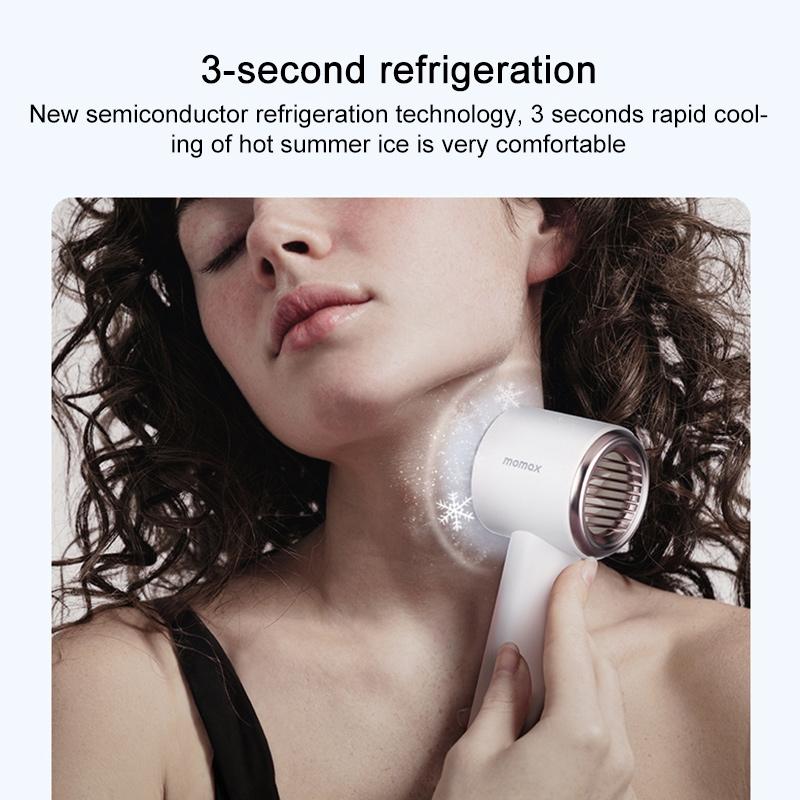 Ultra Freeze Ice Pack Handheld Fan High Speed Portable