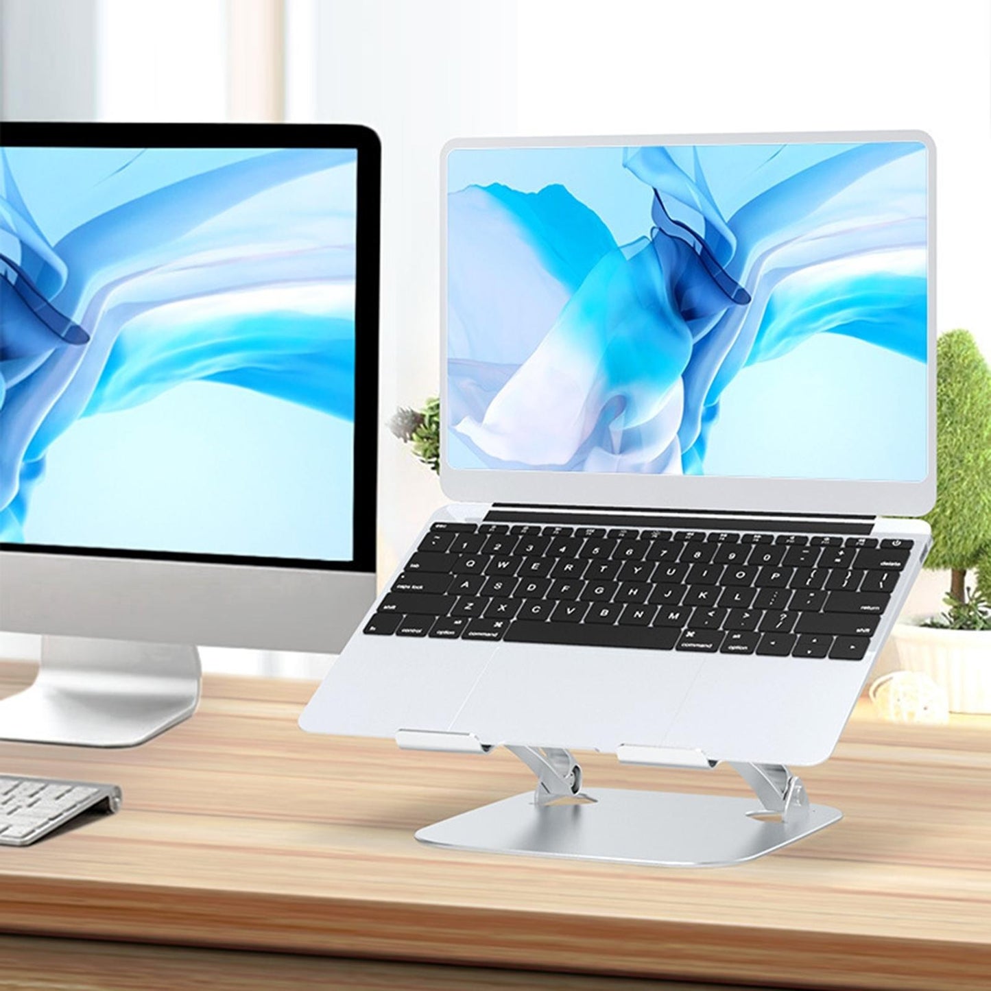 Aluminum Tablet Bracket for Live Desktop - Laptop Compatible